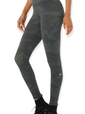 Alo Yoga High-Waist Camo Vapor Legging Small